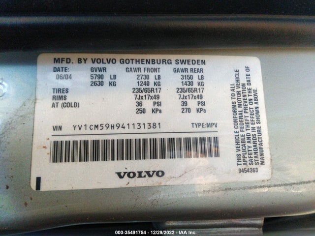 Volvo XC90 2004 YV1CM59H941131381 Image 10