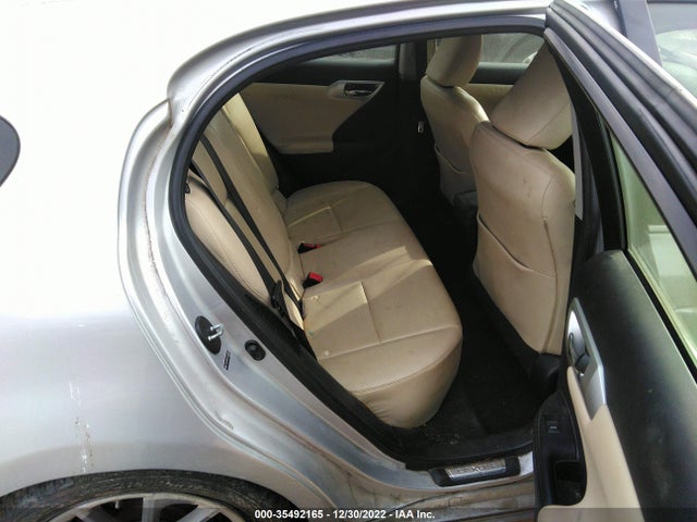Lexus CT 200H 2011 JTHKD5BH1B2034581 Image 8