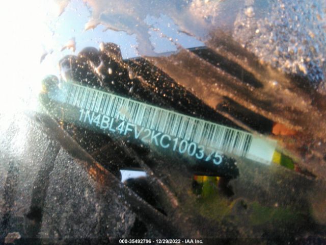 1N4BL4FV2KC100375 Nissan Altima 2.5 Platinum