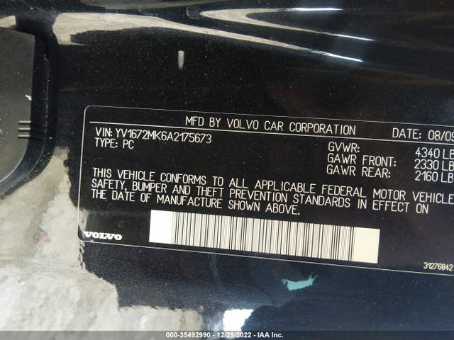 Volvo C30 2010 YV1672MK6A2175673 Image 9