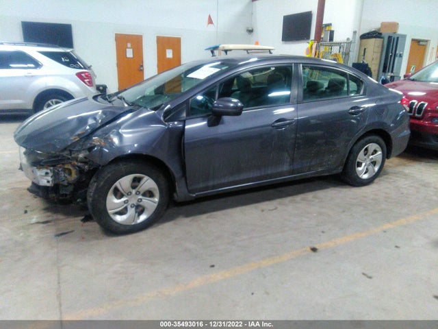 Honda Civic Sedan Lx 2014 2HGFB2E56EH553566 Image 2
