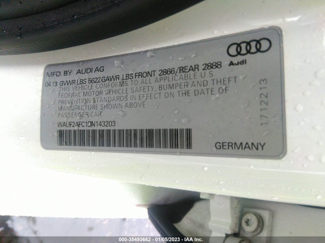 WAUF2AFC1DN143203 Audi S6 Prestige