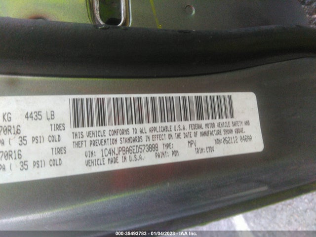1C4NJPBA6ED573888 Jeep Patriot Sport/altitude