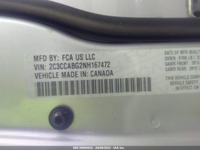 Chrysler 300 300s 2022 2C3CCABG2NH167472 Image 9