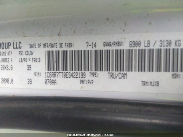 1C6RR7TT0ES422199 RAM 1500 Outdoorsman
