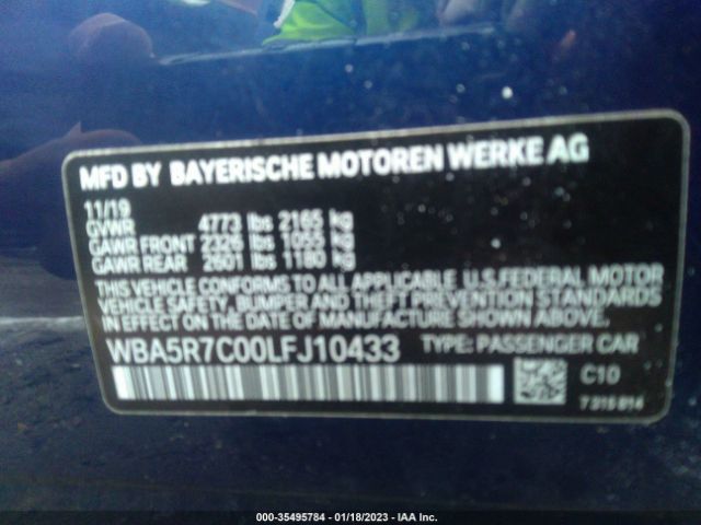 WBA5R7C00LFJ10433 BMW 3 Series 330i Xdrive