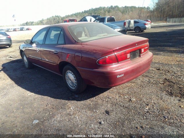 2003 BUICK CENTURY CUSTOM VIN: 2G4WS52J231236600