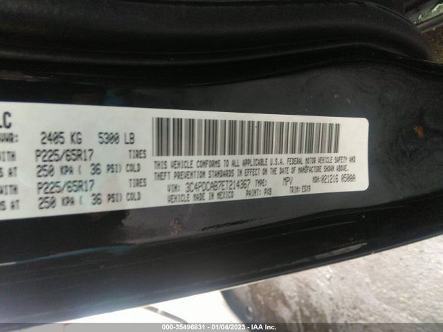 2014 DODGE JOURNEY AMERICAN VALUE PKG VIN: 3C4PDCAB7ET214367
