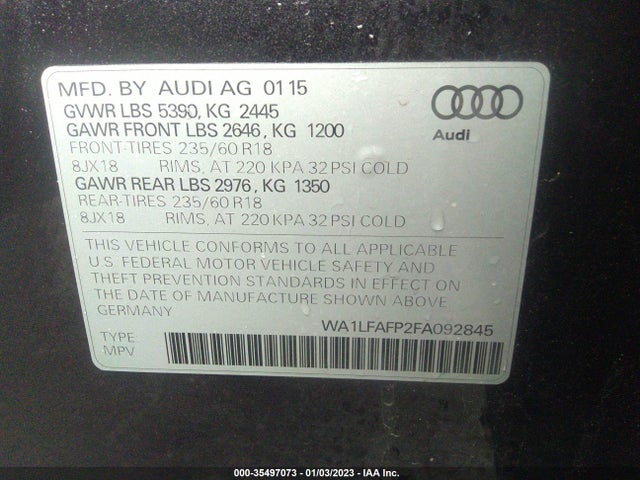 WA1LFAFP2FA092845 Audi Q5 Premium Plus
