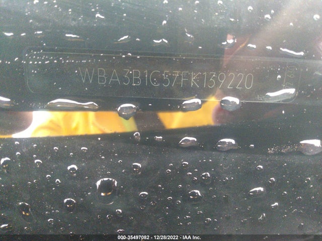 2015 BMW 3 SERIES 320I VIN: WBA3B1C57FK139220