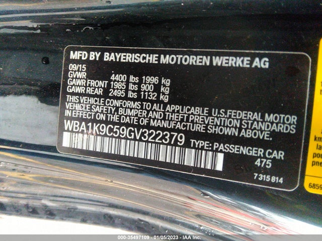 BMW 2 Series 228i 2016 WBA1K9C59GV322379 Image 10