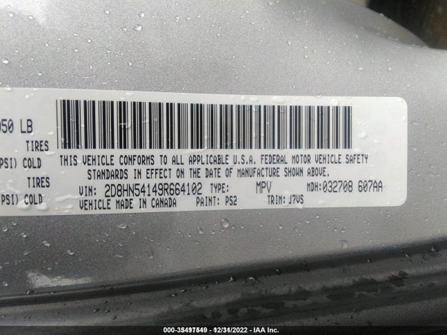 Dodge Grand Caravan Sxt 2009 2D8HN54149R664102 Image 11