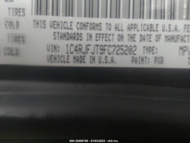 1C4RJFJT9FC725202 Jeep Grand Cherokee