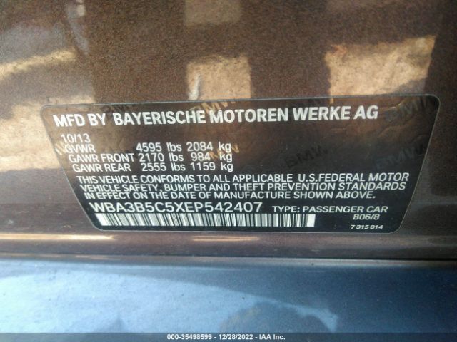WBA3B5C5XEP542407 BMW 3 Series 328i Xdrive