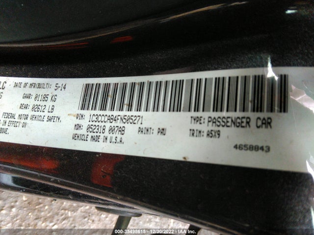 1C3CCCAB4FN505271 Chrysler 200 Limited