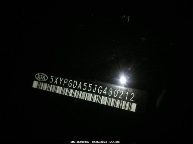 5XYPGDA55JG430212 KIA Sorento Lx V6