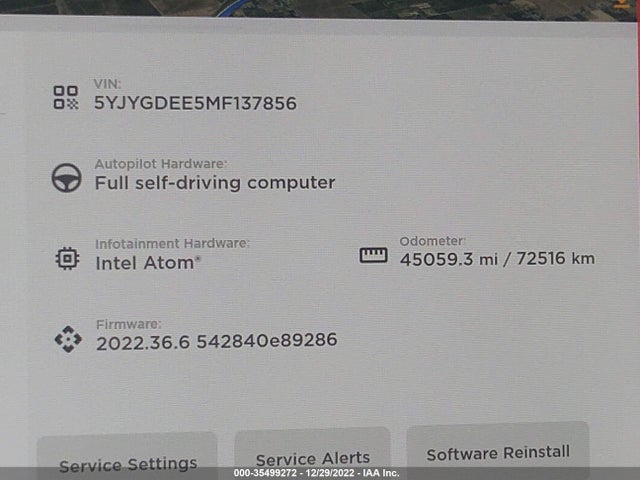 Tesla Model Y Long Range 2021 5YJYGDEE5MF137856 Image 7
