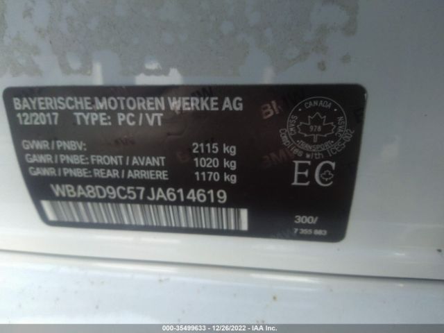 WBA8D9C57JA614619 BMW 3 Series 330i Xdrive