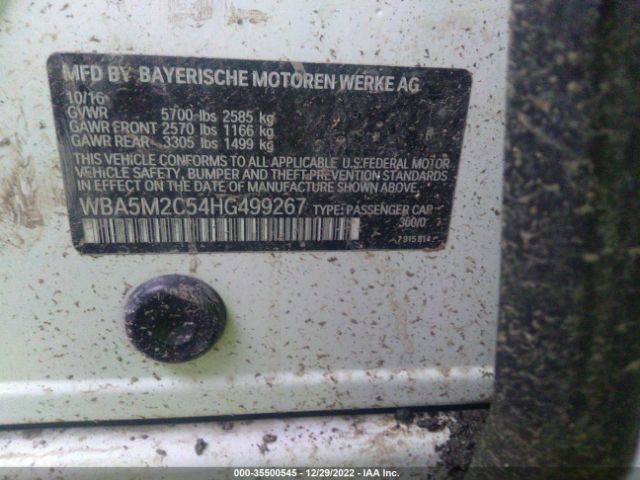 WBA5M2C54HG499267 BMW 5 Series 535i