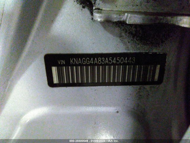 KNAGG4A83A5450443 KIA Optima Lx
