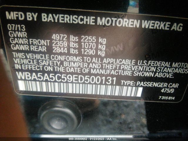 WBA5A5C59ED500131 BMW 5 Series 528i