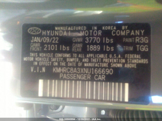 2022 Hyundai Venue, VIN: KMHRC8A3XNU166690