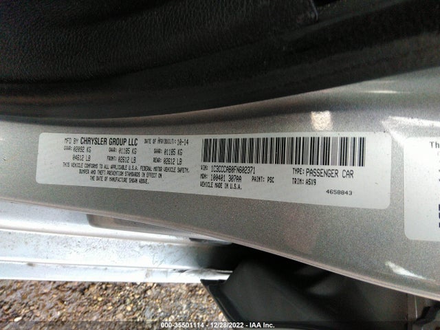 Chrysler 200 Limited 2015 1C3CCCAB0FN602371 Image 9