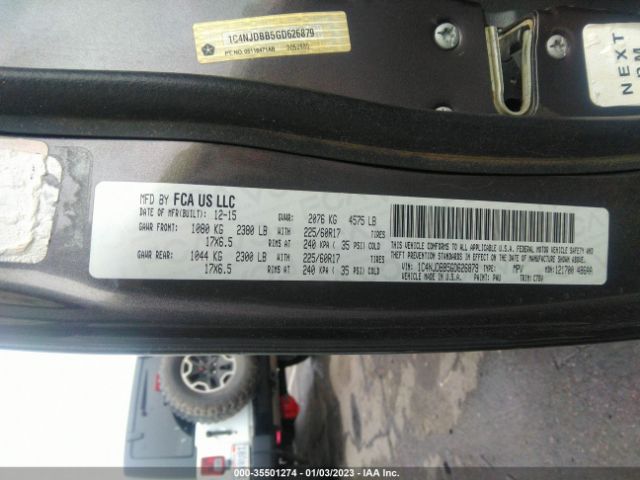 1C4NJDBB5GD626879 Jeep Compass Sport