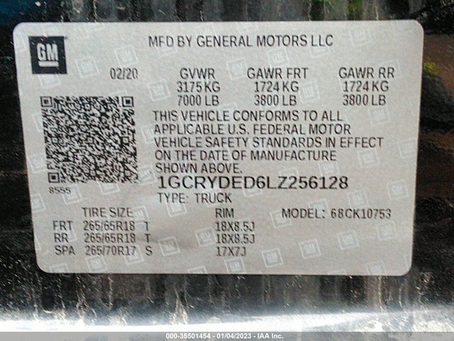 Chevrolet Silverado 1500 Lt 2020 1GCRYDED6LZ256128 Image 9