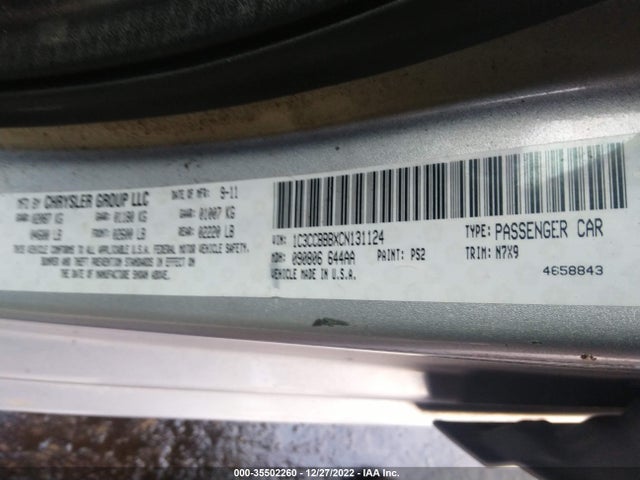 1C3CCBBBXCN131124 Chrysler 200 Touring