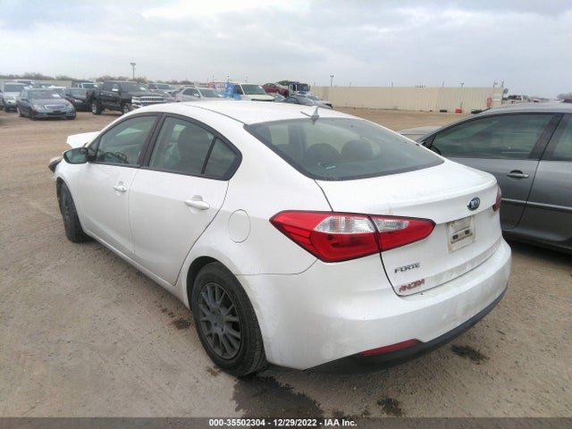 2016 Kia Forte Lx მანქანა იყიდება აუქციონზე, vin: KNAFK4A65G5607004, აუქციონის ნომერი: 35502304