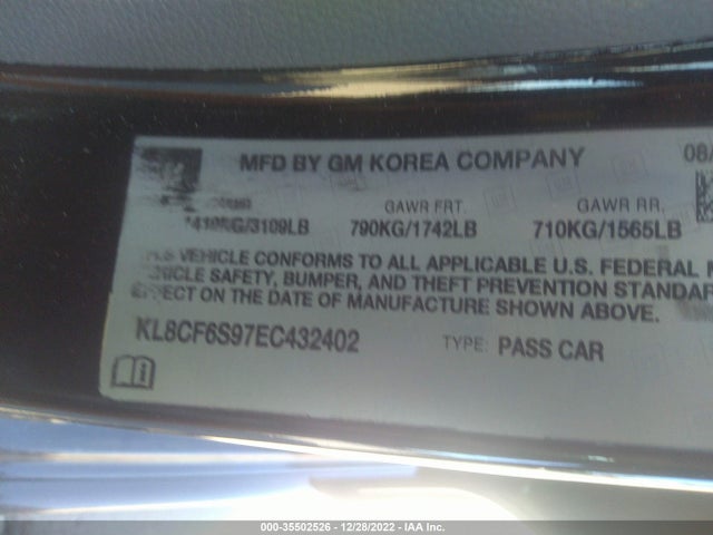 Chevrolet Spark Lt 2014 KL8CF6S97EC432402 Image 11