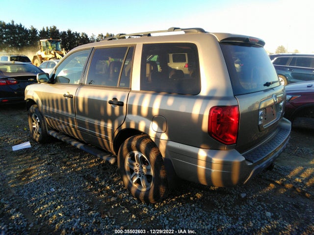2005 HONDA PILOT EX-L WITH RES VIN: 5FNYF18685B018349