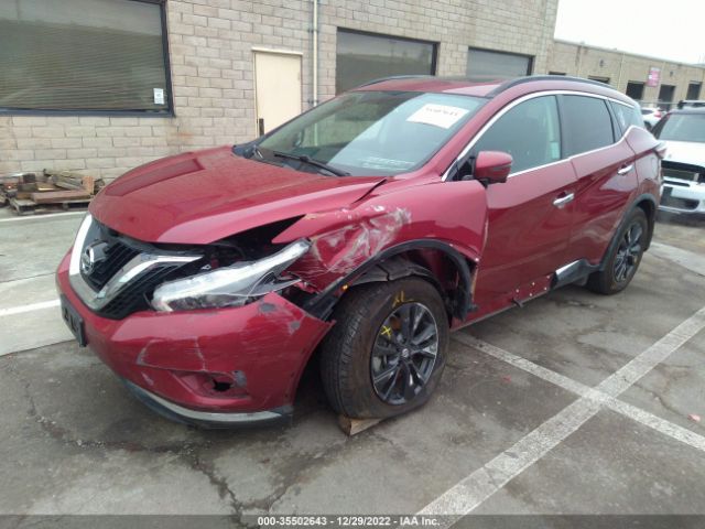 5N1AZ2MGXJN129795 Nissan MURANO SV