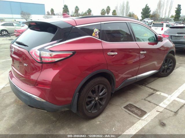 5N1AZ2MGXJN129795 Nissan MURANO SV