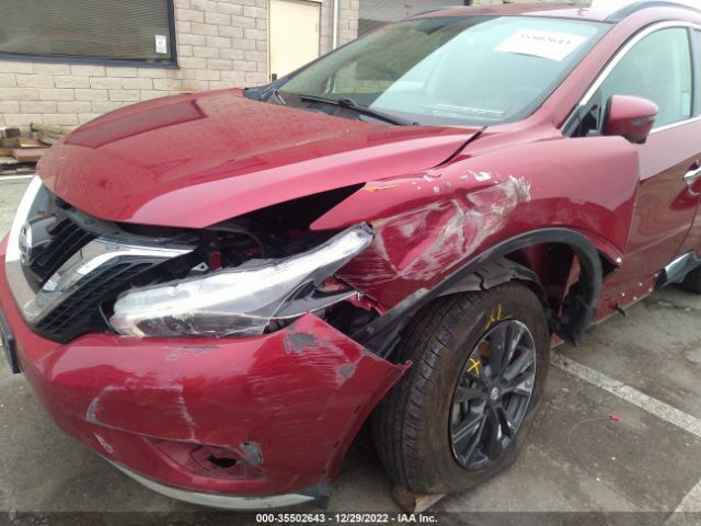 5N1AZ2MGXJN129795 Nissan MURANO SV