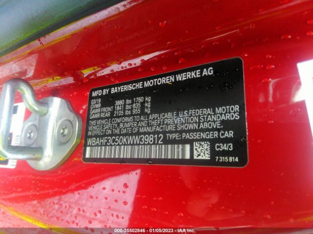 WBAHF3C50KWW39812 BMW Z4 Sdrive30i