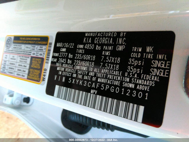 2023 Kia Sportage, VIN: 5XYK3CAF5PG012301