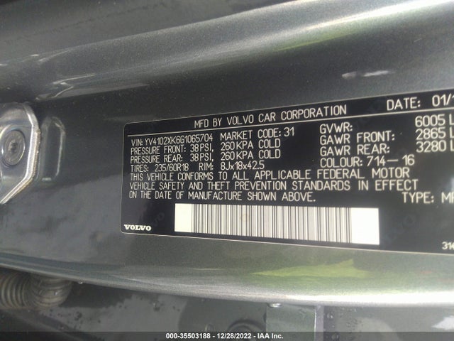 YV4102XK6G1065704 Volvo Xc90 T5 Momentum