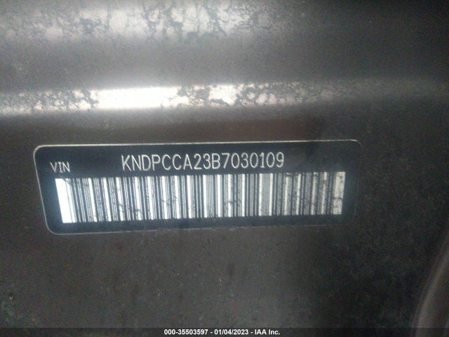 2011 KIA SPORTAGE EX VIN: KNDPCCA23B7030109