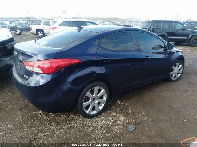 2013 HYUNDAI ELANTRA LIMITED VIN: 5NPDH4AE0DH455077