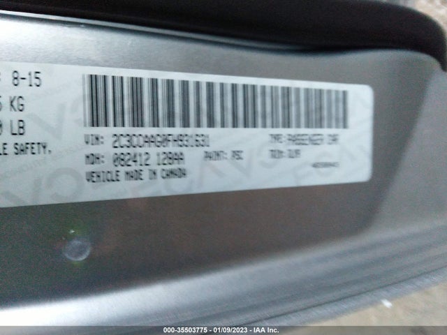 2C3CCAAG0FH931631 Chrysler 300 Limited