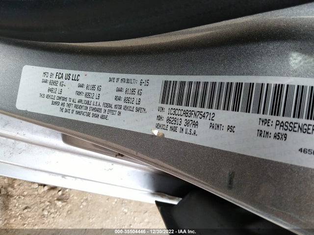 1C3CCCAB3FN754712 Chrysler 200 Limited