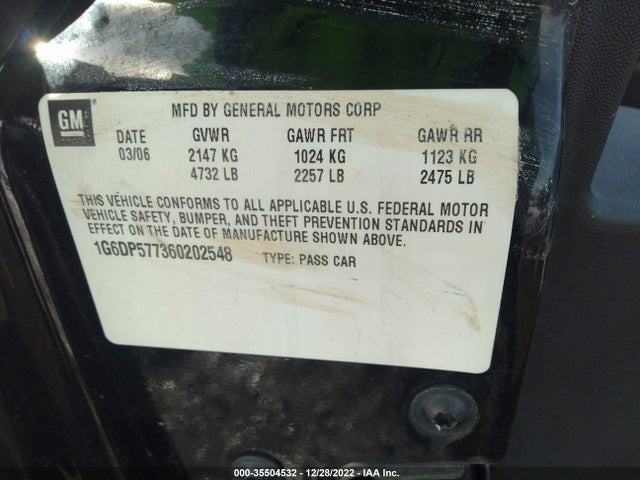Cadillac CTS 2006 1G6DP577360202548 Image 10
