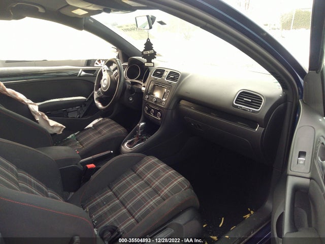 2012 VOLKSWAGEN GTI W/SUNROOF & NAVI PZEV VIN: WVWFD7AJ7CW034307