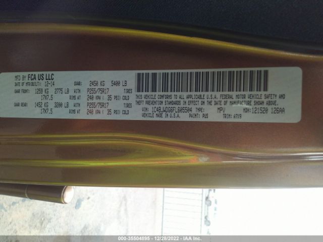 1C4BJWDG6FL605504 Jeep Wrangler Unlimited Sport