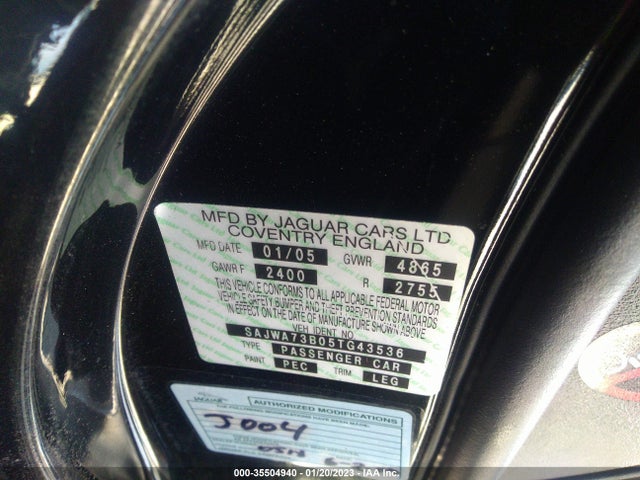 SAJWA73B05TG43536 Jaguar XJ