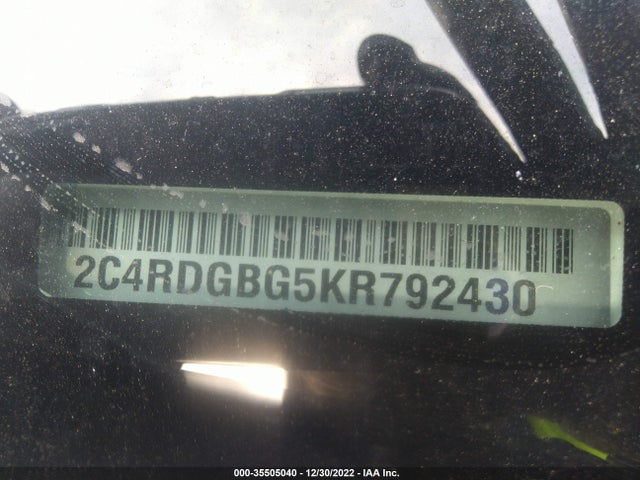 Dodge Grand Caravan Se 2019 2C4RDGBG5KR792430 Image 9