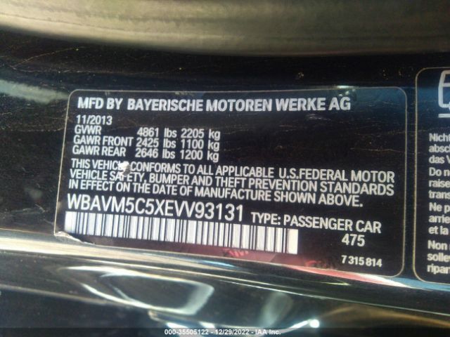 WBAVM5C5XEVV93131 BMW X1 Xdrive35i