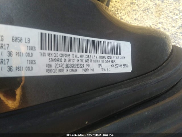 2C4RC1BG6GR293224 Chrysler Town & Country Touring